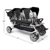 Gaggle Jamboree 6 Seat Stroller New