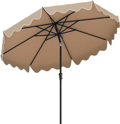 Costway 9' Patio Umbrella Crank Handle Push Button Tilt 38247659 New