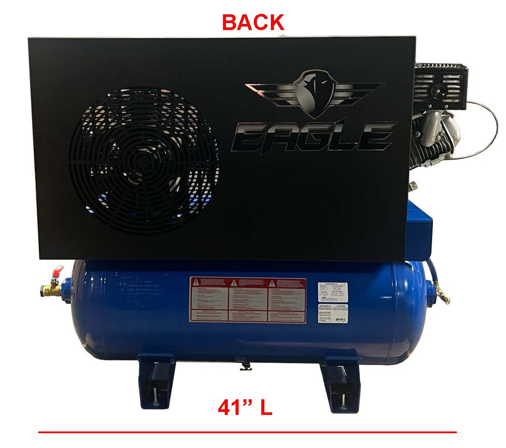 Eagle Truck Mount Air Compressor 175 PSI 30 Gal. 18 CFM 9 HP Honda GX270 Electric Start 9G30TRKE New