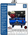 Eagle Truck Mount Air Compressor 150 PSI 30 Gal. 18.5 CFM 9 HP Honda GX270 Electric Start 9G30TRKE-H New