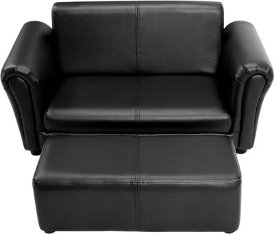 Costway Kids Double Couch Lounge Sofa Ottoman 32045697 New