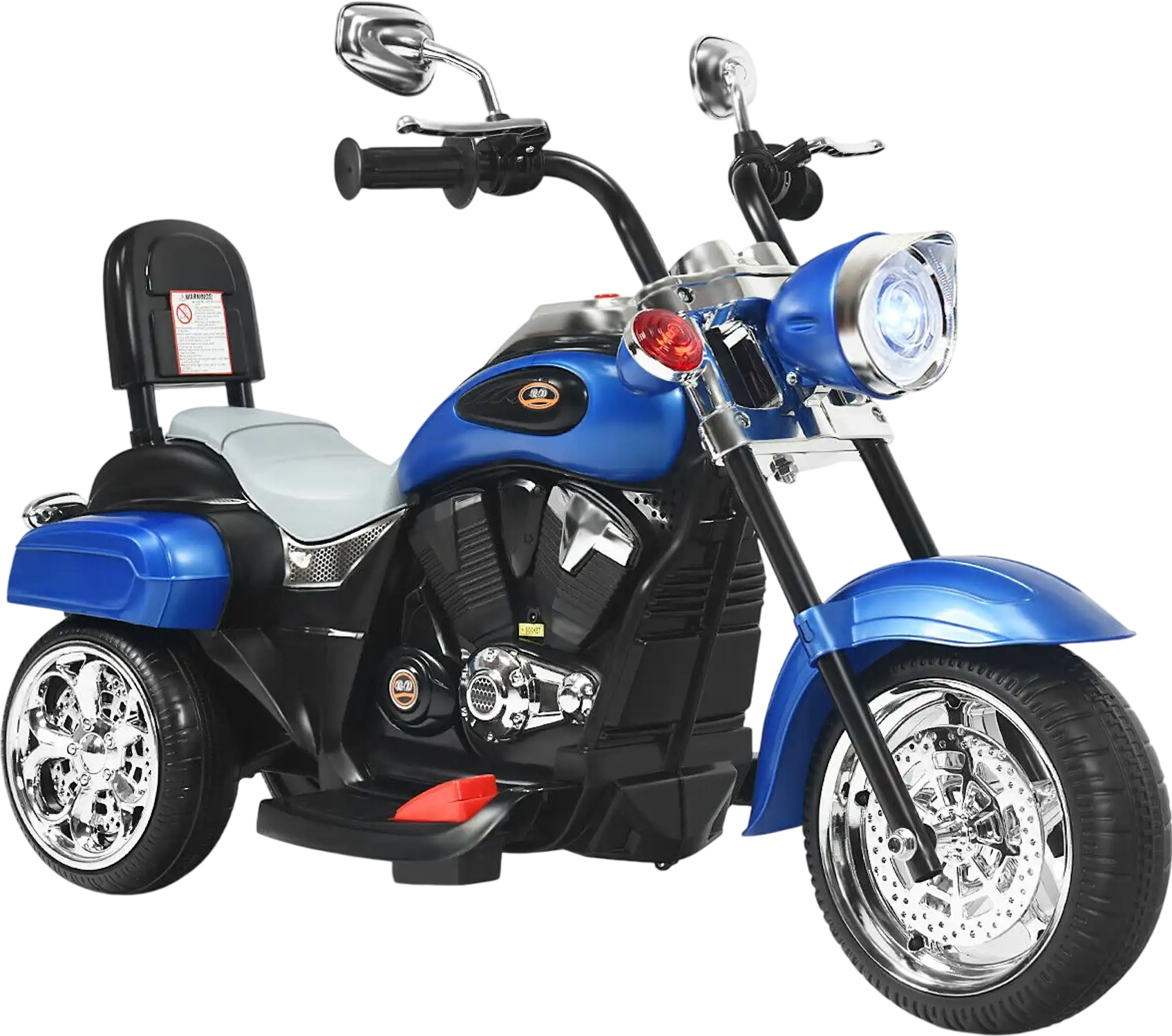 Costway 6V Powered Toddler 3-Wheel Motorbike Ride-On Toy w/ Horn & Headlight 31208694 New