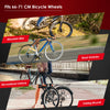 Portable folding steel bicycle training stand for 26"-28" wheels, featuring a pyramid structure for stability and.