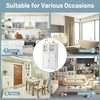 Elegant white bathroom floor storage cabinet featuring adjustable shelves and stylish round knobs for versatile.