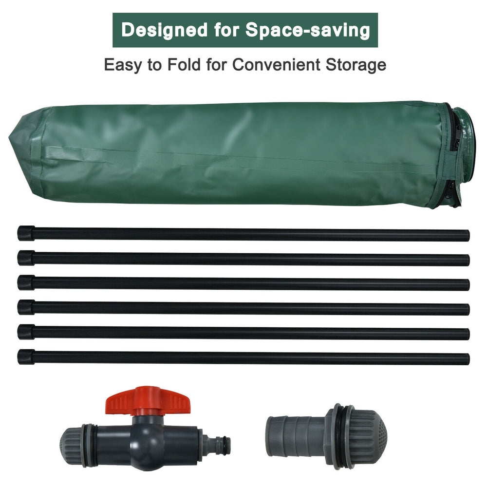 60 Gallon Portable Collapsible Rain Barrel Water Collector for Watering - Gallery View 5 of 10