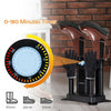 Electric shoe dryer for 4 shoes with 180-minute timer and ozone disinfection, ensuring warm, dry footwear.