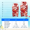 41-inch lightweight surfboard with EPS core and XPE deck, ideal for kids and adults, perfect for ocean and lake surfing.