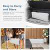 Portable 6 feet picnic folding bench with carrying handle, lightweight design, ideal for outdoor activities and easy.