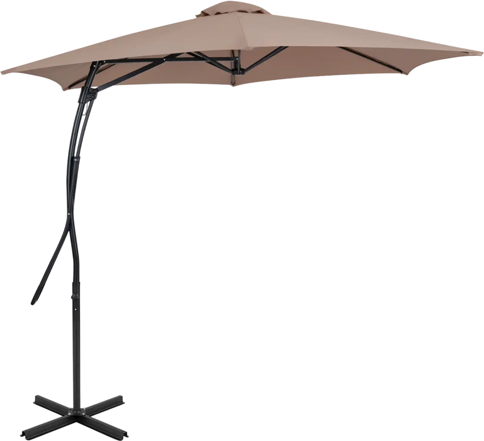 Costway 9' Cantilever Patio Umbrella w/ Cross Base Heavy Duty Frame 63190030 New