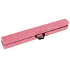 Pink 9 FT folding gymnastics balance beam with anti-slip base and sturdy pine wood frame for versatile training.
