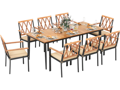 Costway 9-Piece Patio Dining Set w/ 1.9