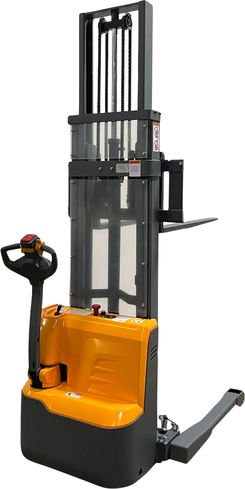 Apollolift A-3035 Electric Forklift Walkie Stacker Lithium Battery with Straddle Legs 2640 lbs. Capacity 118