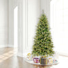 Vickerman Cashmere Artificial Christmas Tree Slim 7.5' x 46" Pre-Lit 600 Warm White LED Lights New