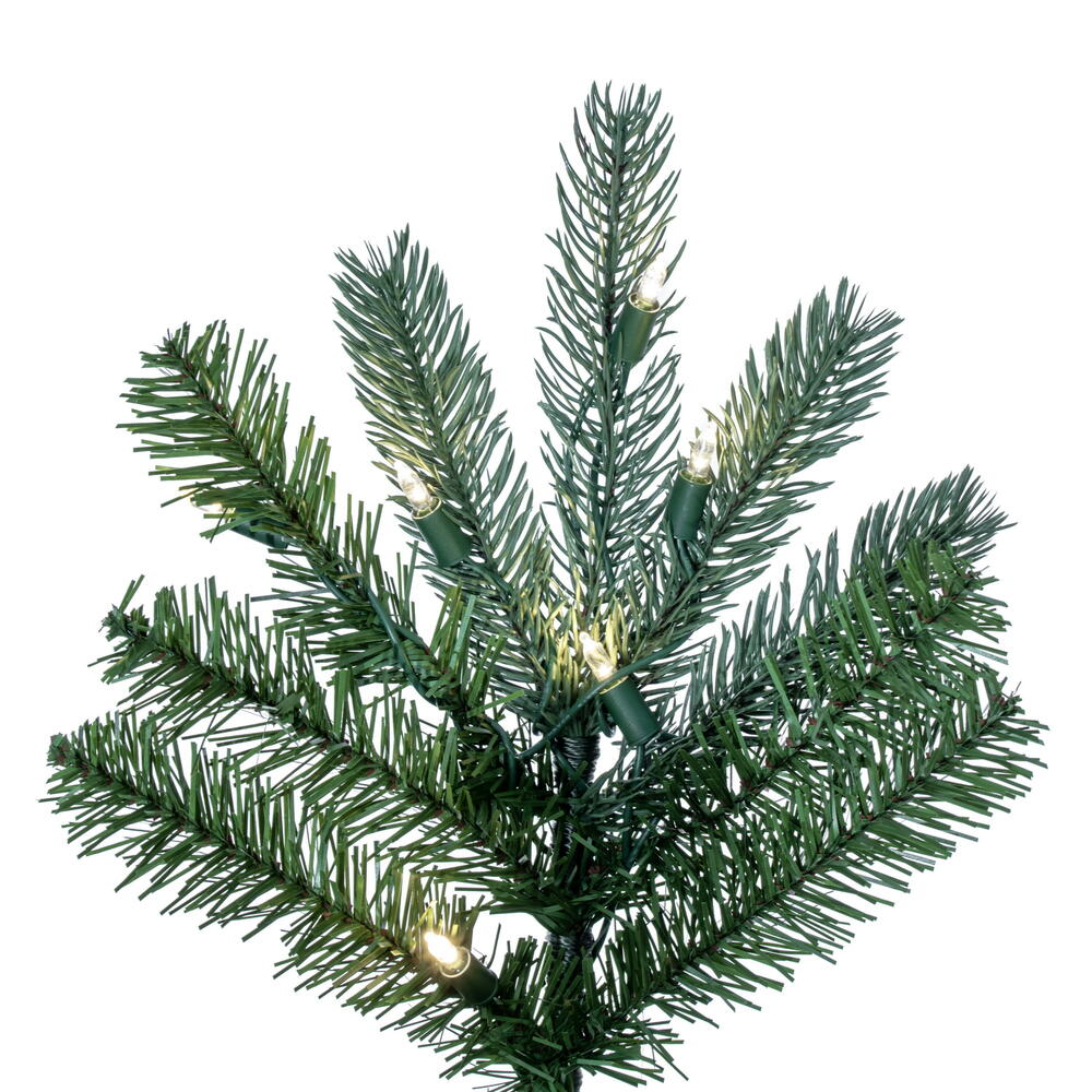 Vickerman King Spruce Artificial Christmas Tree 7.5' x 56" Warm White LED Lights New