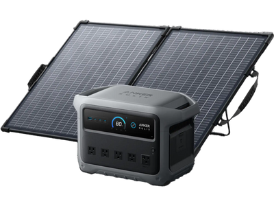 Anker SOLIX C1000 Gen 2 Power Station 1024Wh 2000W with 100W Bifacial Solar Panel New