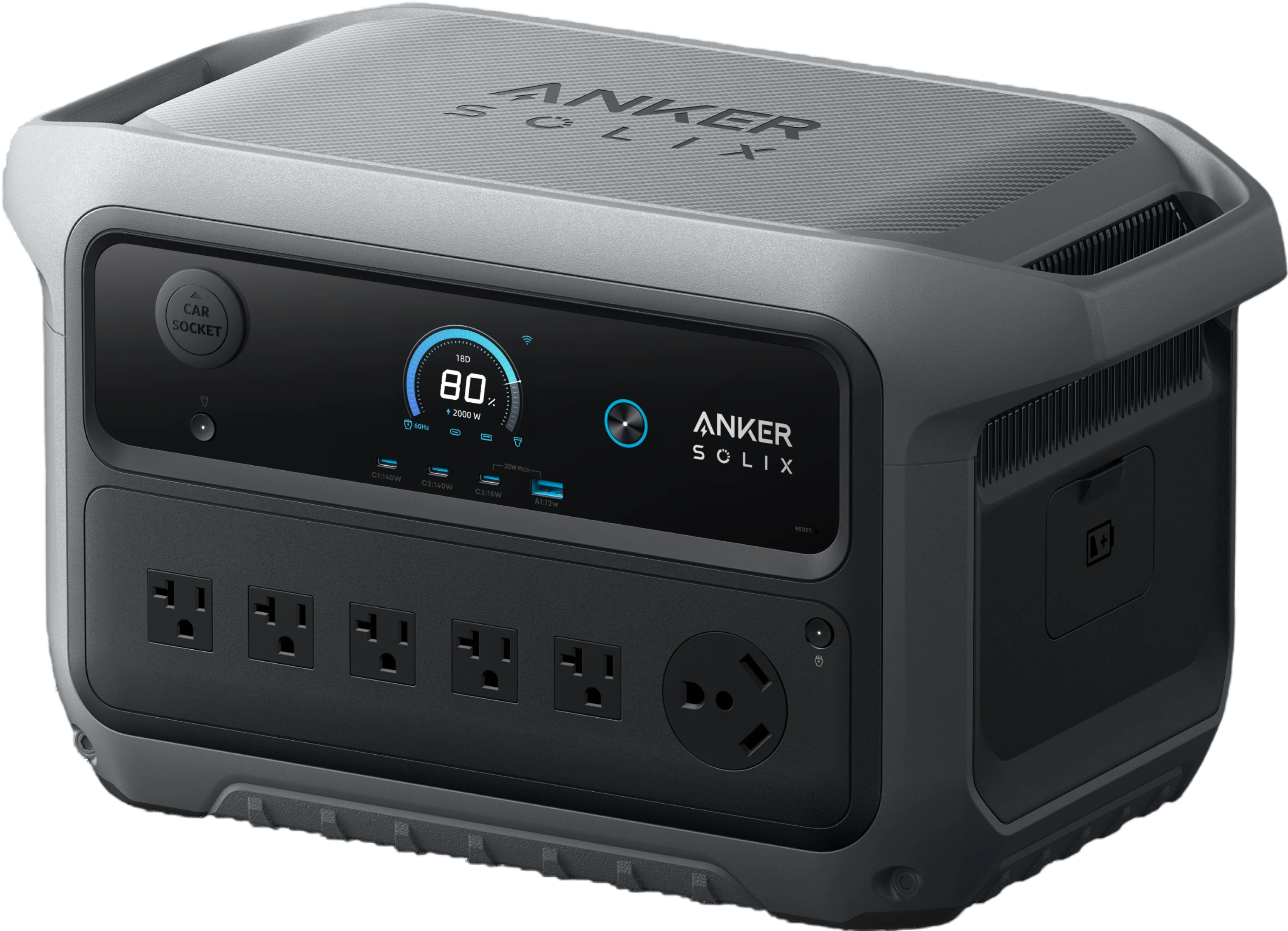 Anker SOLIX C2000 Gen 2 Portable Power Station 2048Wh 2400 Anker SOLIX C2000 Gen 2 Portable Power Station 2048Wh 2400