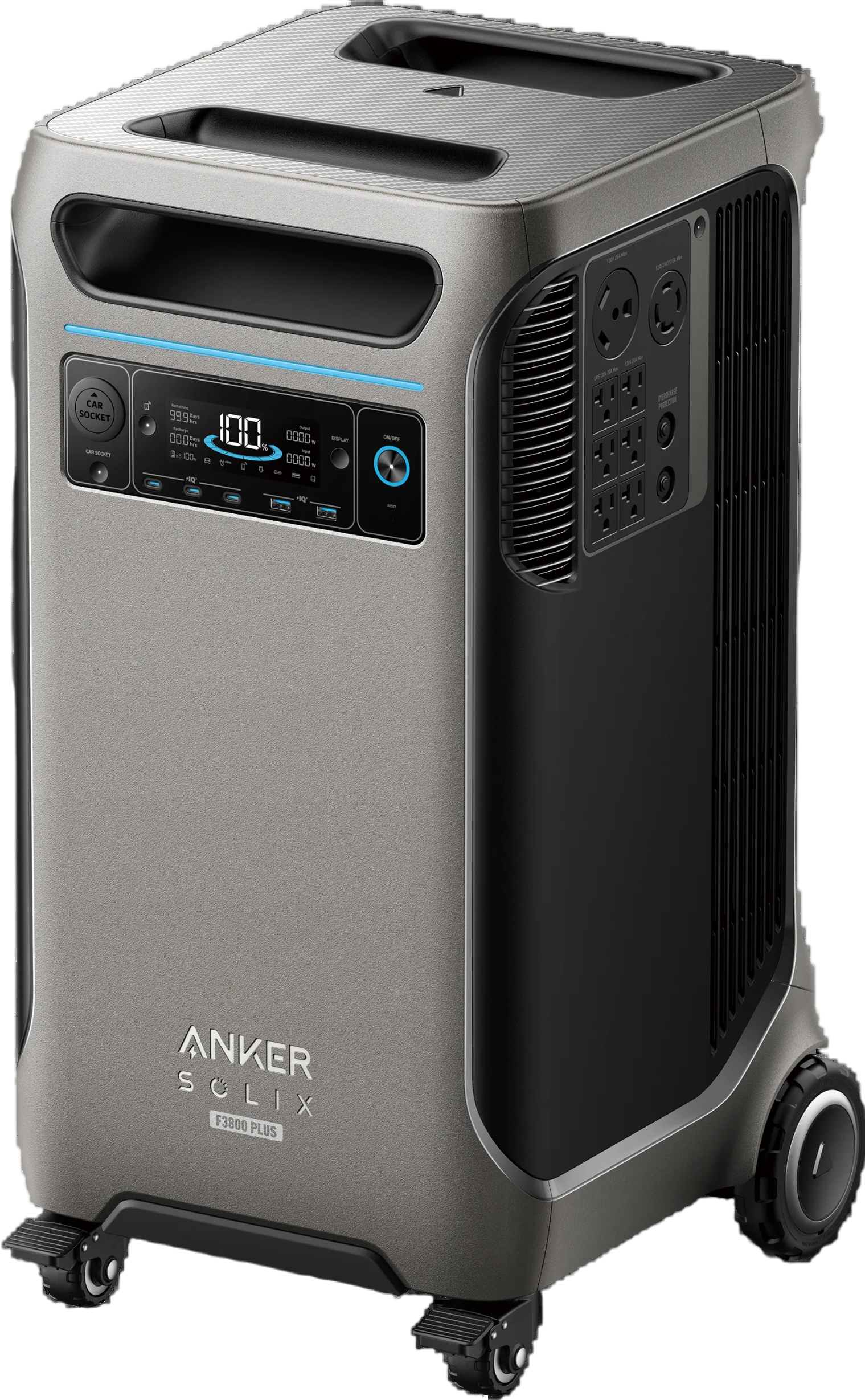 Anker SOLIX F3800 Plus Portable Power Station 3840Wh 6000W New