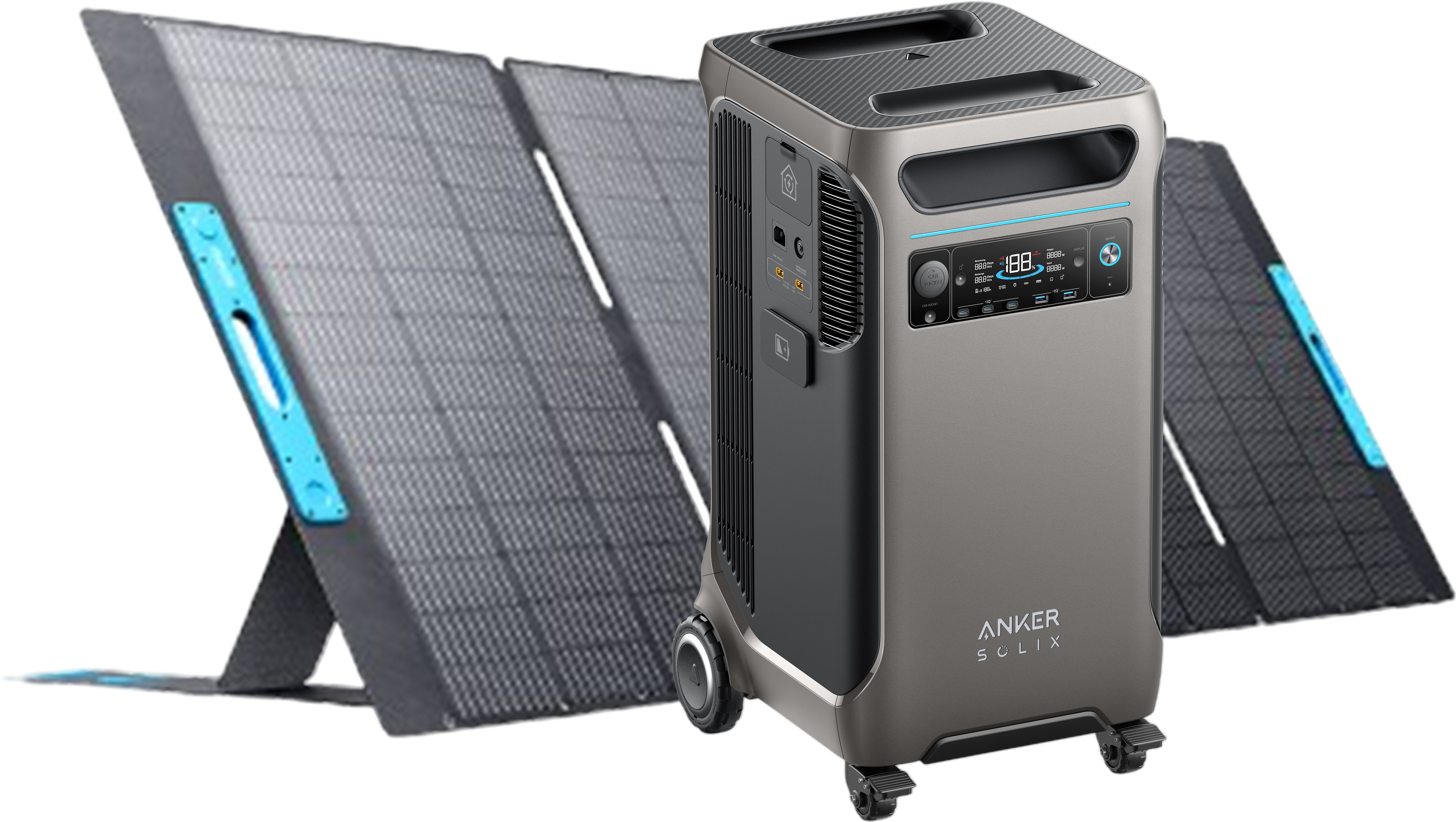Anker SOLIX F3800 Power Station 3840Wh 6000W with 200W Solar Panel Manufacturer RFB