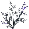 Vickerman Black Cedar Spooky Tree 6' x 32" Orange/Purple LED Lights New