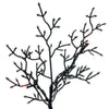 Vickerman Black Cedar Spooky Tree 6' x 32" Orange/Purple LED Lights New