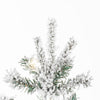 Vickerman Flocked Sierra Fir Artificial Christmas Tree 7.5' Pre-Lit Warm White LED Lights New