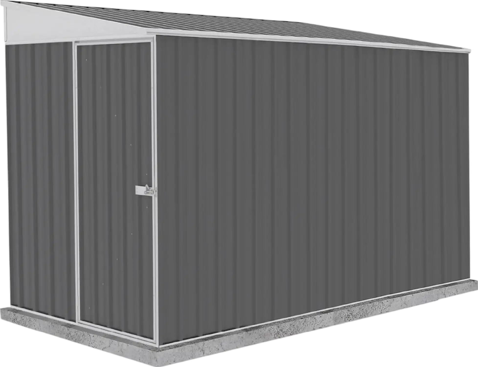 Absco Durango Metal Bike Shed 5' x 10' Galvanized Steel New