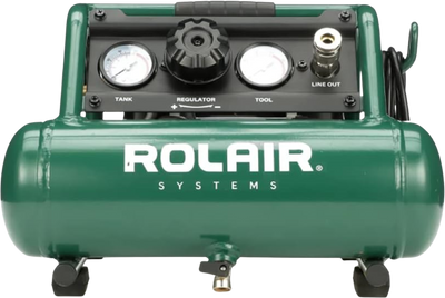Rolair AB5PLUS Air Compressor Hand Carry Electric 1 gal. 0.5 HP Single Stage Pump Manufacturer RFB