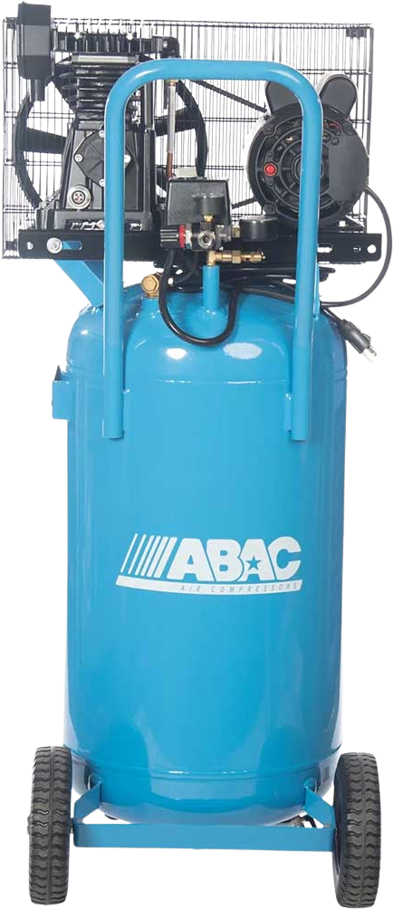 ABAC AB-224VP Air Compressor 2HP 145PSI 24 Gallon Single-Stage Single Phase 115V New