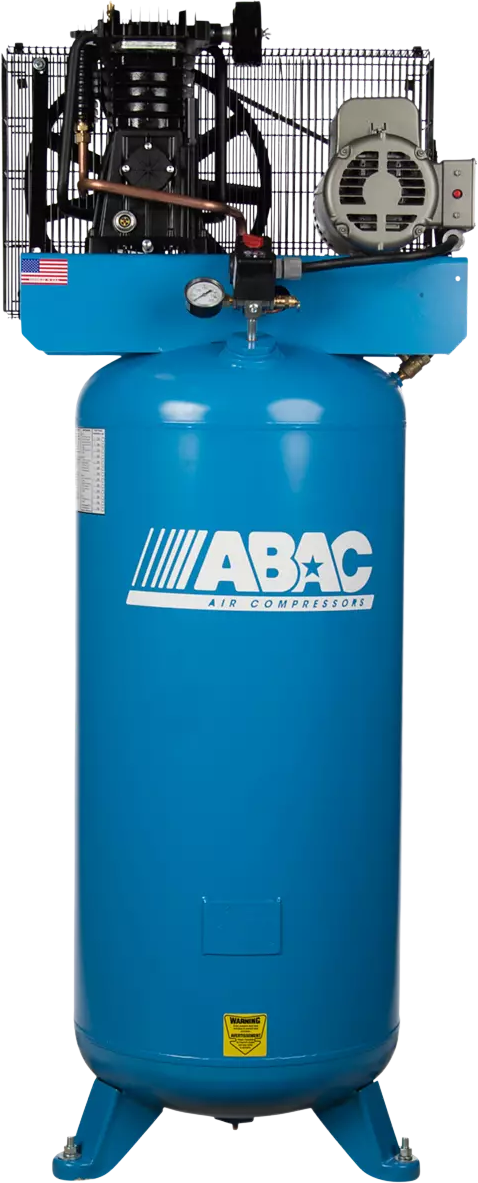 ABAC AB5-2160V4 Air Compressor 5HP 175PSI 60 Gallon Two-Stage Single Phase 230V New