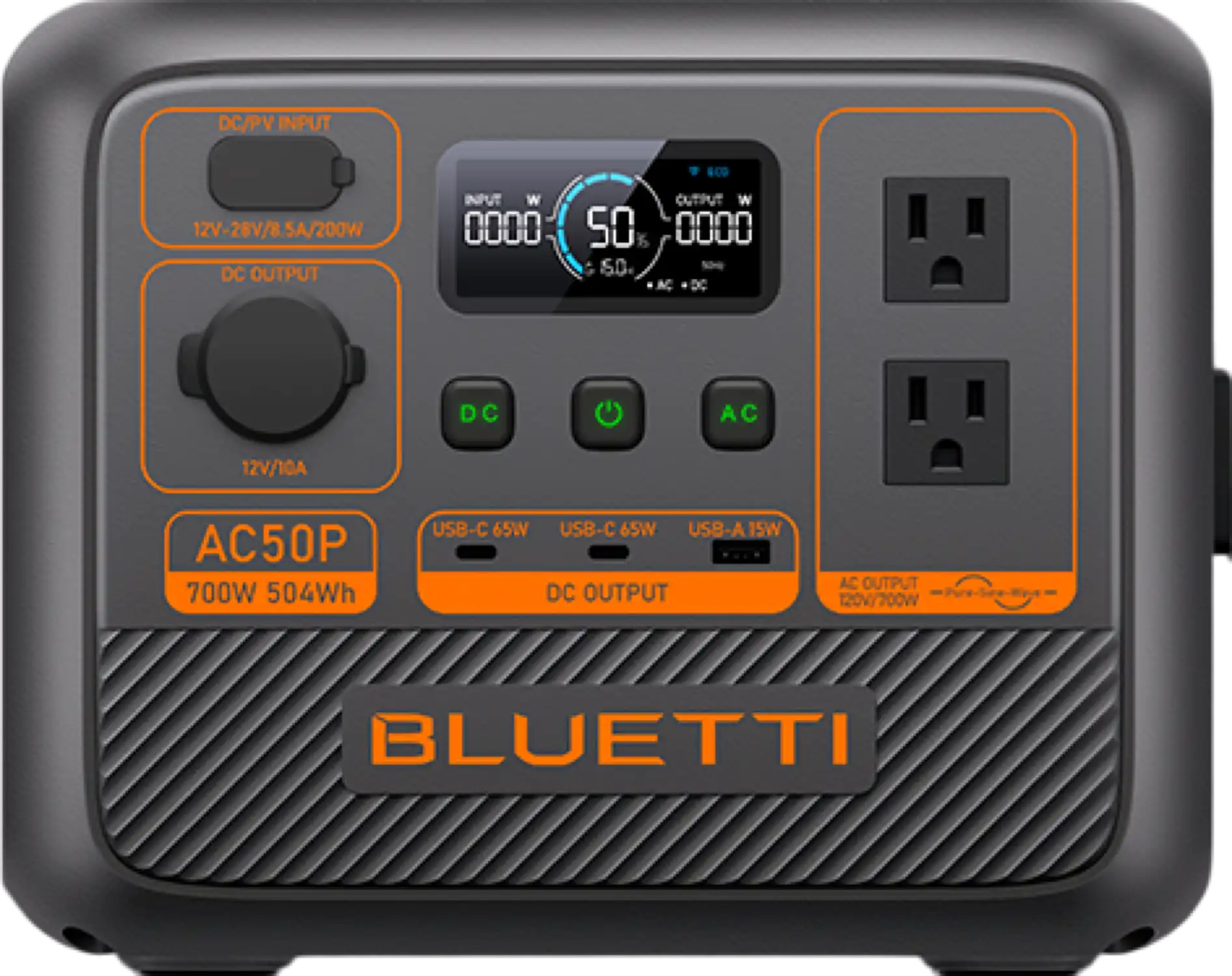 Bluetti AC50P 504Wh/700W Portable Power Station Solar Generator New