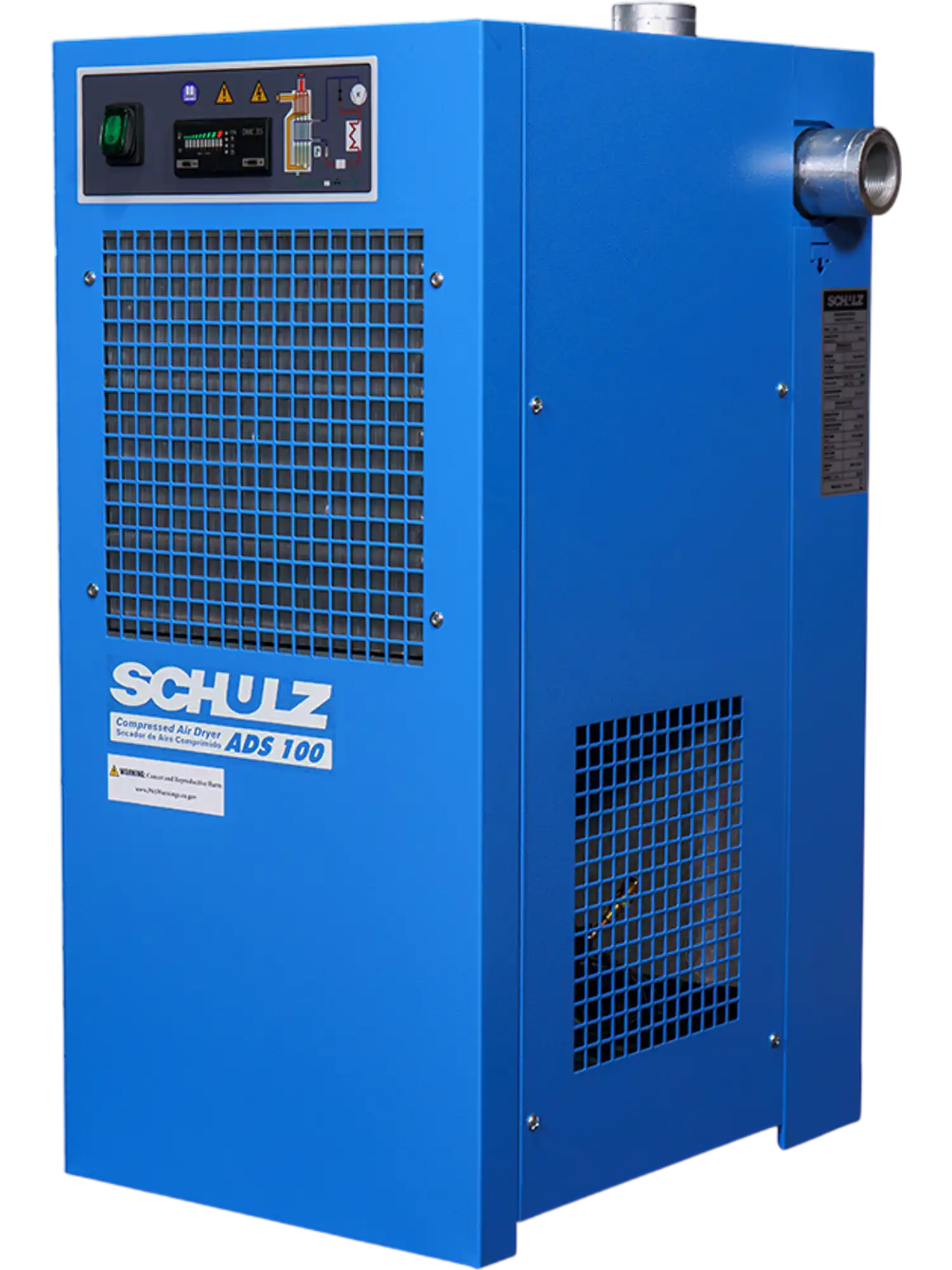 Schulz ADS-100 Air Dryer Non-Cycling Compressed 100 CFM 203 PSI 115V 1-Phase New