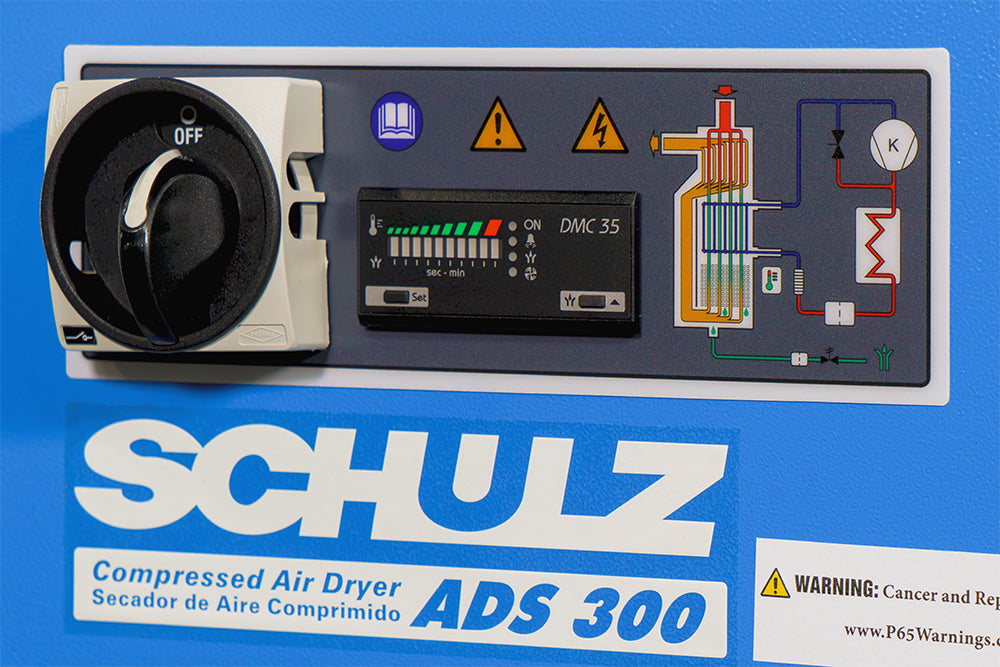 Schulz ADS-300 Refrigerated Air Dryer Non-Cycling 300 CFM 230V Single Phase New