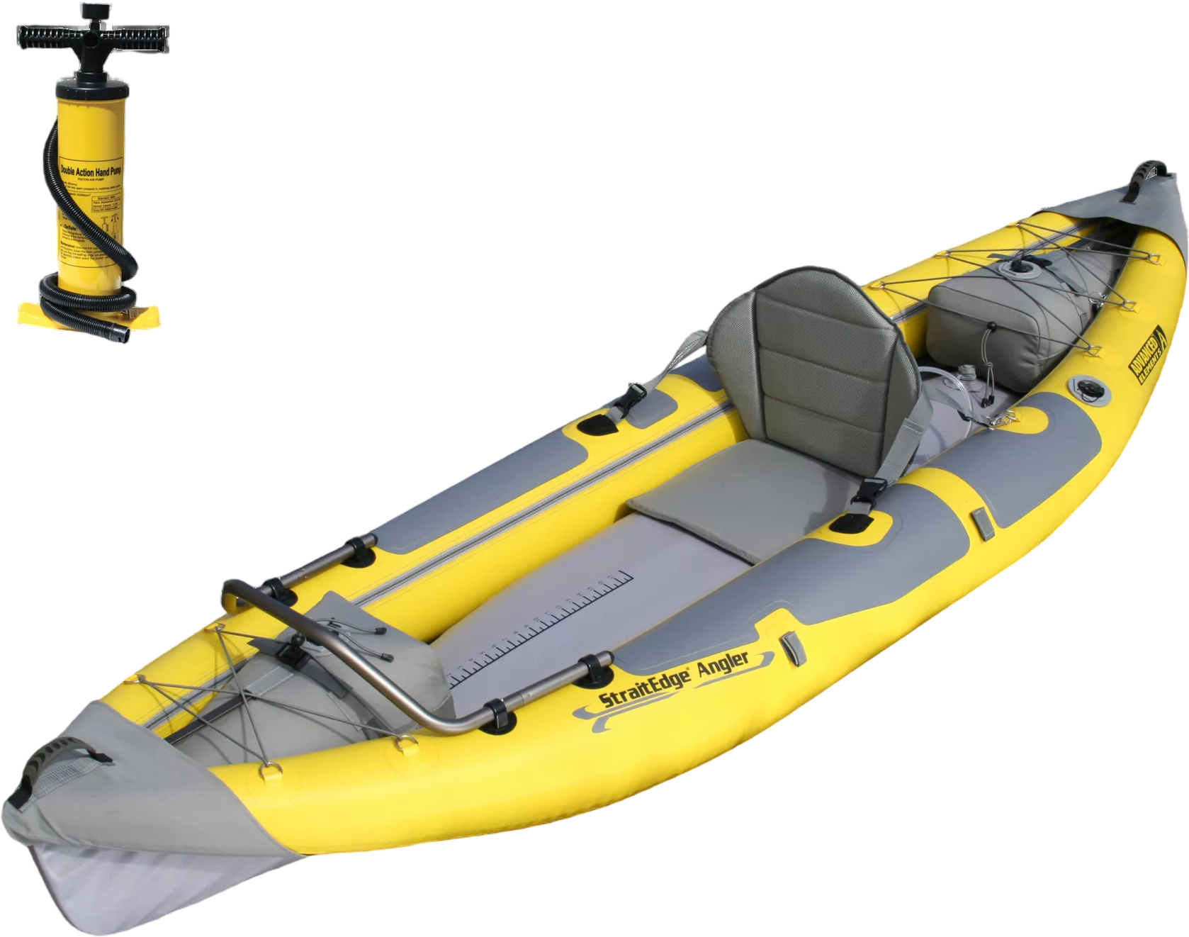 Advanced Elements StraitEdge Angler Inflatable Kayak with Pump New