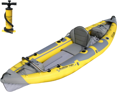 Advanced Elements StraitEdge Angler Inflatable Kayak with Pump New