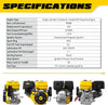 Aceup Energy AE190 Gas Engine 15 HP 420CC Horizontal Shaft with Electric Start New