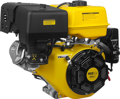 Aceup Energy AE190 Gas Engine 15 HP 420CC Horizontal Shaft with Electric Start New