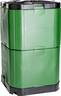 Exaco Aerobin Compost Bin 113 Gal Insulated No-Turn with Leachate Collection AEROBIN-400 New