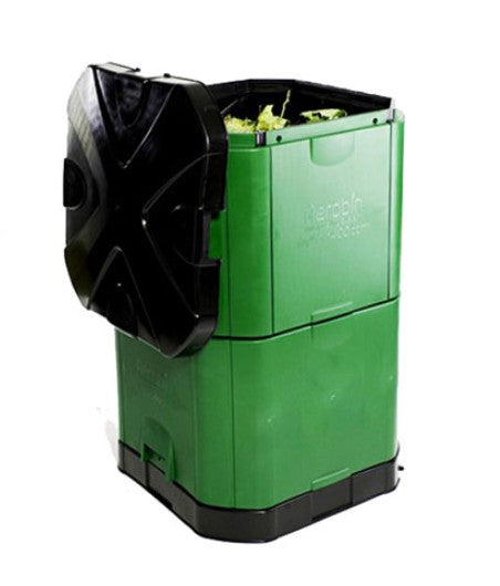Exaco Aerobin Compost Bin 113 Gal Insulated No-Turn with Leachate Collection AEROBIN-400 New