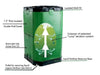 Exaco Aerobin Compost Bin 113 Gal Insulated No-Turn with Leachate Collection AEROBIN-400 New