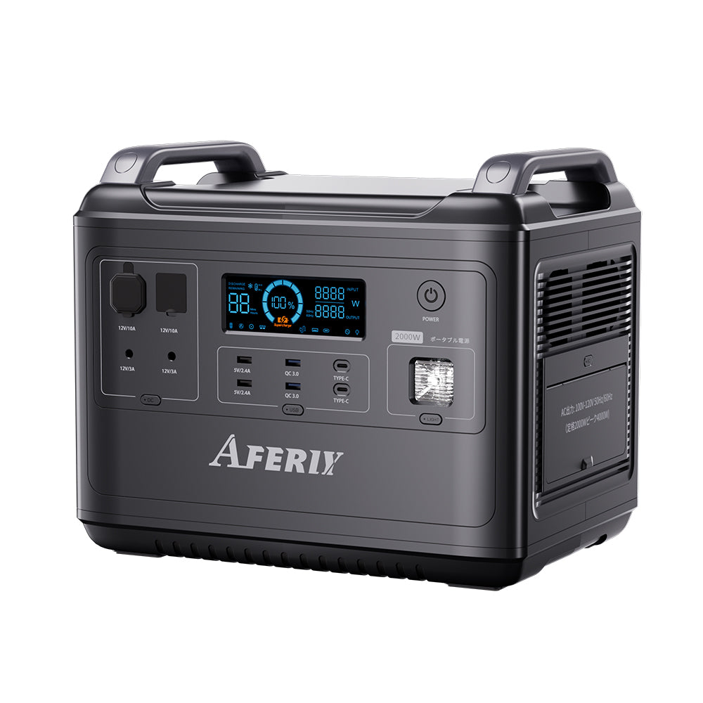 Aferiy AF-2000W Portable Power Station 2000W/4000W 624000mAh 1997Wh New