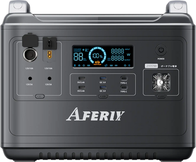 Aferiy AF-2000W Portable Power Station 2000W/4000W LiFePO4 Battery 1997Wh New