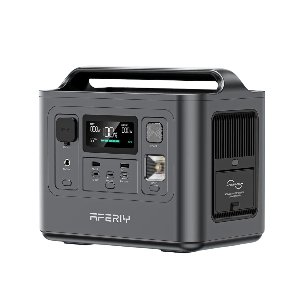 Aferiy AF-P010 Portable Power Station 800W/1600W LiFePO4 Battery 512Wh New