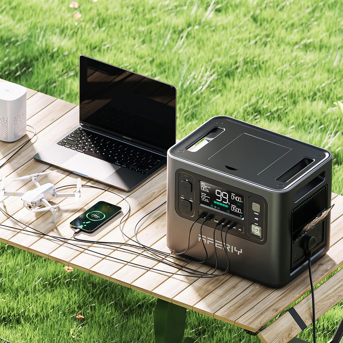 AFERIY ポータブル電源 1200W 960Wh P110-D AFERIYの大容量ポータブル
