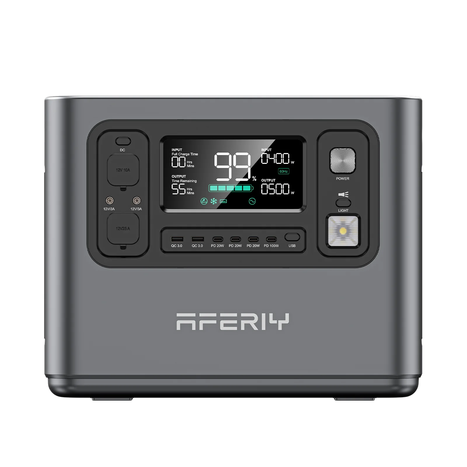 Aferiy AF-P210 Portable Power Station 2400W/4800W LiFePO4 Battery 2048 –  FactoryPure