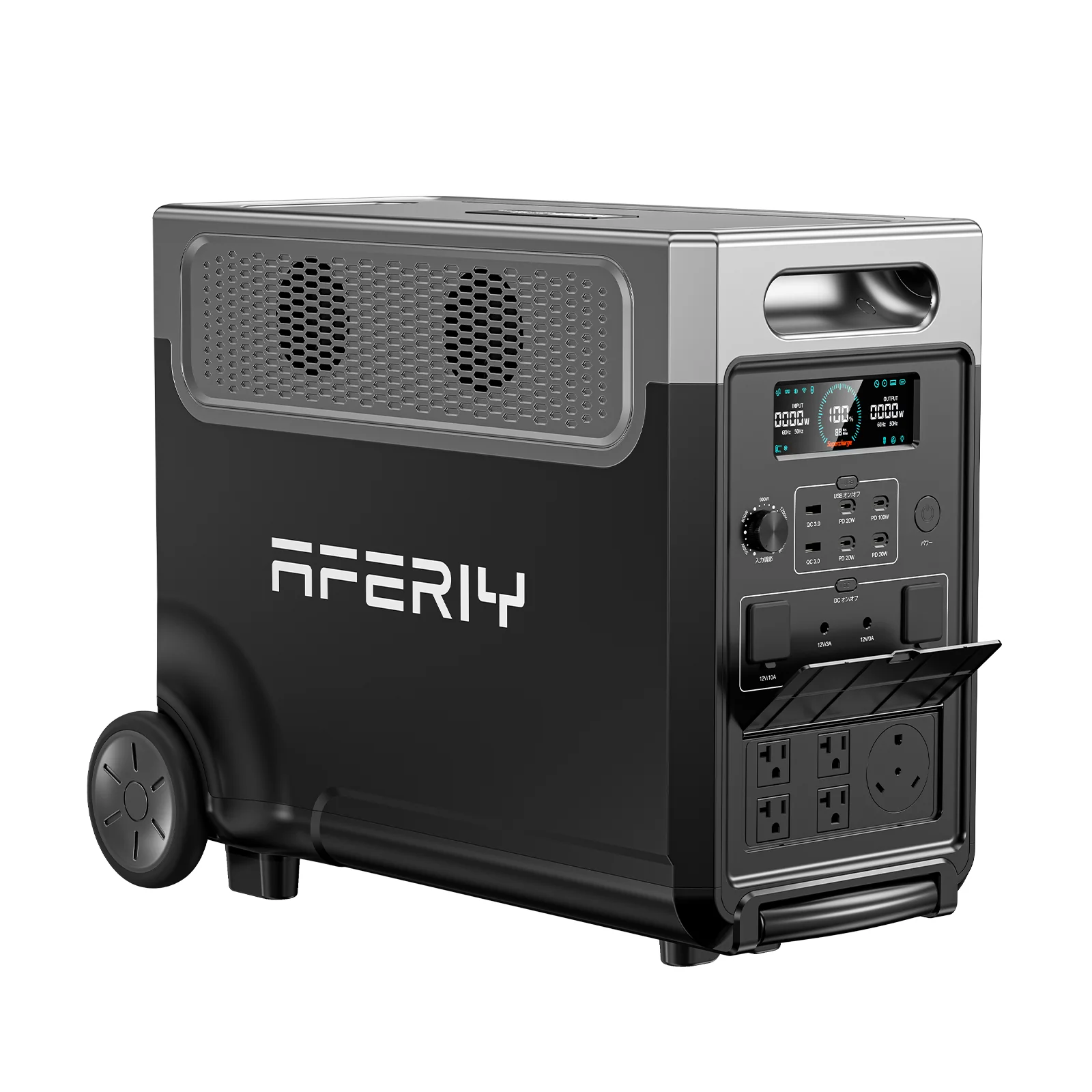Aferiy AF-P310 Portable Power Station 3300W/3600W LiFePO4 Battery 3840 –  FactoryPure