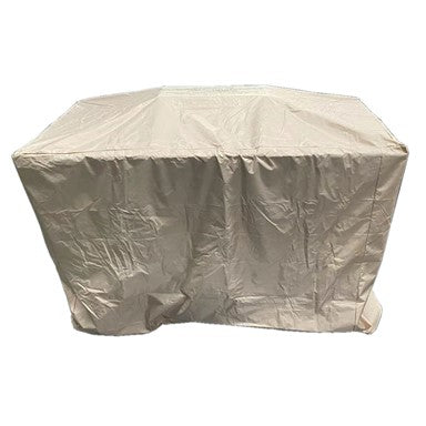 AZ Fire Pit Rectangular Bar Height Tile Top with Wind Screen Propane 50,000 BTU New