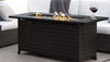 AZ Fire Pit Rectangular Aluminum 54" x 22" with Wind Screen Propane 50,000 BTU New
