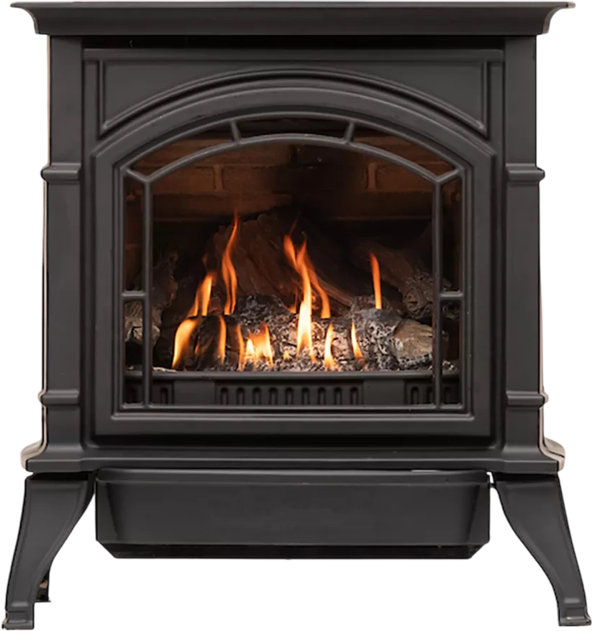 Ashley Hearth AG23 Gas Stove Cast Iron Dual Fuel Natural Gas Propane 23,500 BTU 1,000 sq. ft New