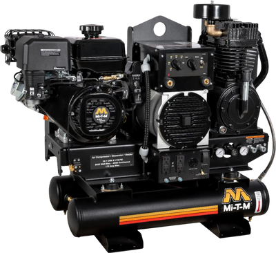 Mi-T-M Air Compressor Generator Welder Combo 14 HP 8 Gal. 175 PSI 5000W 170A New