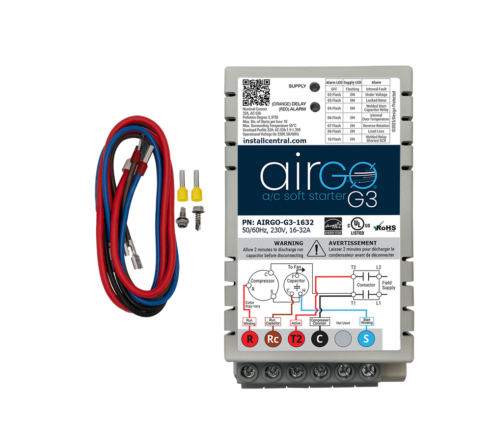 Airgo G3 Soft Starter 8-16A Universal 240V 1-Phase Compatibility New